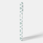 ミント&グレートレリス・モノグラム |編集可能な色 Case-Mate iPhoneケース (裏面 / 右)