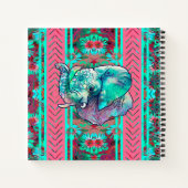 ミント&コーラルフローラトバルボホゾウ ノートブック (裏面)