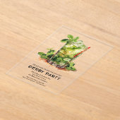 ミント ジュレップ ダービー パーティー アクリル招待状 (レイダウン)