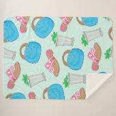 ミント ジュレップ バミューダ バッグ サンダル ダービー シェルパブランケット (正面(横))