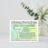 ミント ジュレップ マティーニのレシピ ポストカード (スタンド正面)
