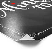 ミント・トゥ・ビー結婚結婚式の引き出物・サイン・ヴィンテージ フォトプリント            (角)