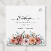 ミント・トゥ・ビー、ピーチ、赤面、ミント・フローラ結婚ズ フェイバータグ (裏面)