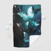 ミント·ナイト·バタフライ ゴルフタオル (インサイチュ)