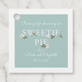 ミント&ピンクベビーありがとう フェイバータグ