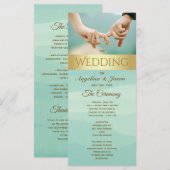 ミント フォト ウェディング プログラム (正面/裏面)