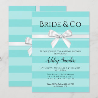 ミント ブライド & コー. ブライダルシャワー 招待状