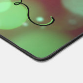 ミント&ブルゴーニュ《写真》ぼけ味 デスクマット (コーナー)