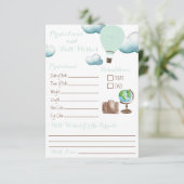 ミント・ホット・エア・バルーンの予測と好感を請求 招待状 (スタンド正面)