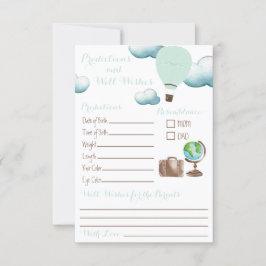 ミント・ホット・エア・バルーンの予測と好感を請求 招待状