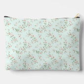 ミント+ホワイトロマンチックフローラ結婚披露宴 アクセサリーポーチ (裏面)