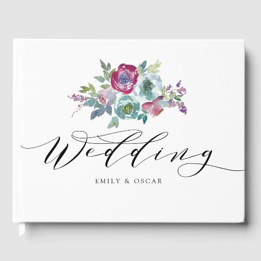 ミント&マウヴフローラ結婚ズ ゲストブック (正面)