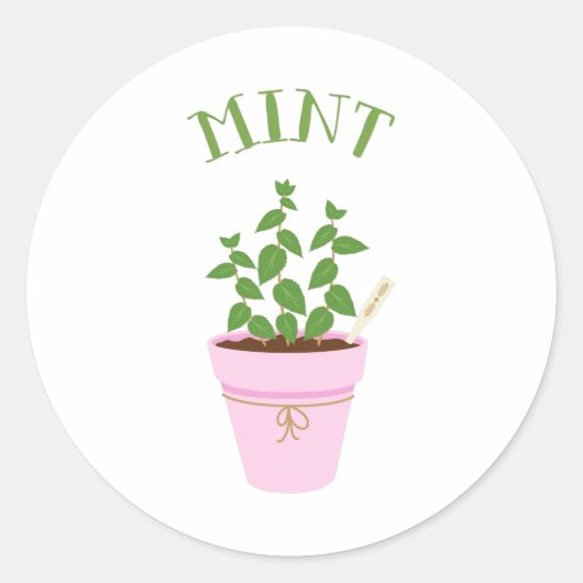 ミント ラウンドシール (正面)