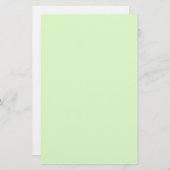 ミント 便箋 (正面/裏面)