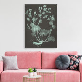 ミント&木炭自然勉強I キャンバスプリント (インサイチュ (リビング))