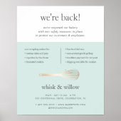 ミント&金ゴールドウィスクビジネス再開 ポスター (正面)