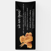 ミント&金ゴールドウィスクベーカリー事業再開 横断幕 (縦)