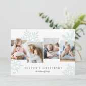 ミント | Snowdrop 4フォトコラージュ シーズンカード (スタンド正面)
