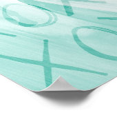 ミントXOXOラブ ポスター (角)