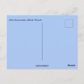 ミンニューアンカアルバータカナダ ポストカード (裏面)