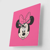 ミンニ時計 スクエア壁時計 (傾斜)