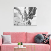 ミンネカタ滝ニアホット春写真 キャンバスプリント (インサイチュ (リビング))