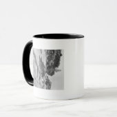 ミンネカタ滝ニアホット春写真 マグカップ (正面左)