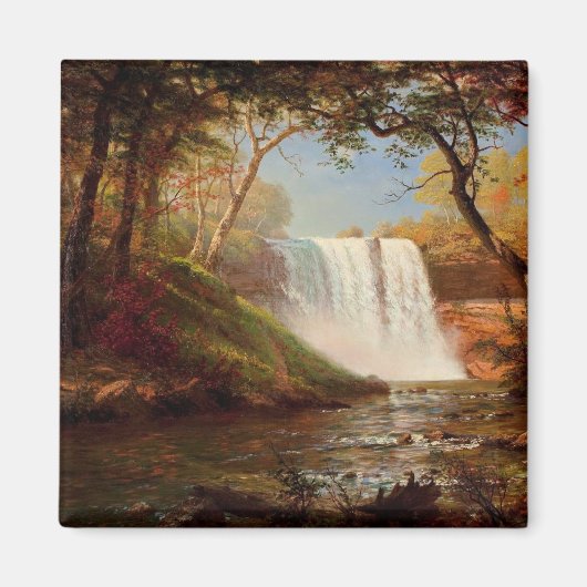 ミンネハハ秋素晴らし、アートバイAlbert Bierstadt マグネット (正面)