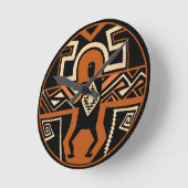 ミンブルウォリアー ラウンド壁時計 (傾斜)