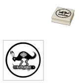 ミンブルラビットデザインゴム印 ラバースタンプ (押印)