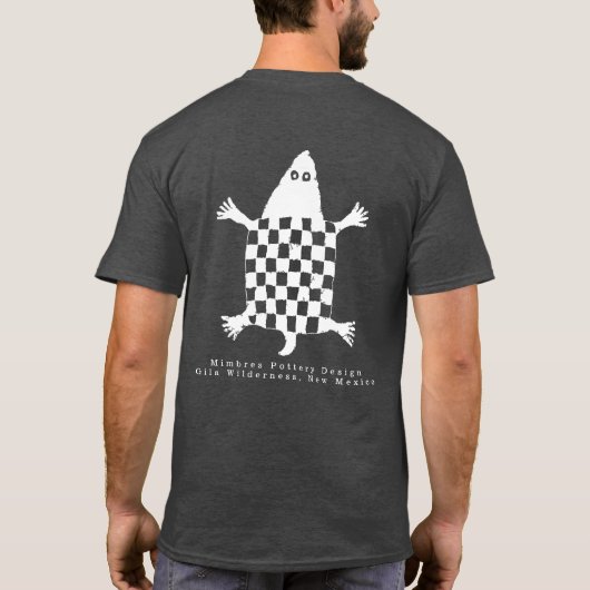 ミンブレスの陶芸デザインTシャツ Tシャツ (裏面)