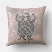ミンブレス陶器デザイン「ザ結婚の毛布」 クッション (裏面)