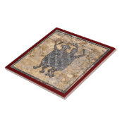 ミンブレス陶器デザイン「ザ結婚の毛布」 タイル (側面)