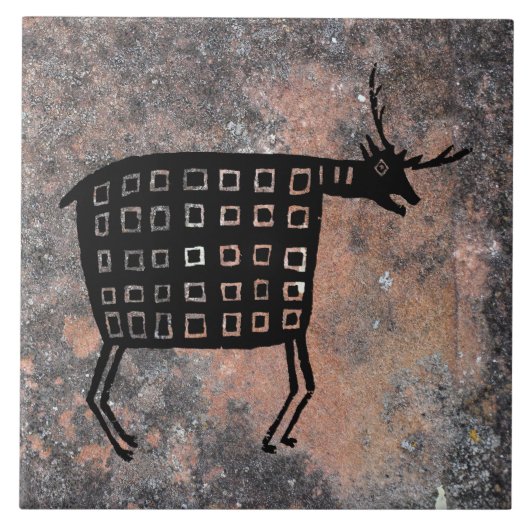 ミンブレス陶器デザイン タイル (正面)