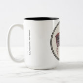 ミンブレス陶芸デザイン ツートーンマグカップ (左)