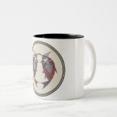 ミンブレス陶芸デザイン ツートーンマグカップ (正面右)