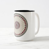 ミンブレス陶芸デザイン ツートーンマグカップ (正面右)