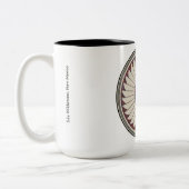 ミンブレス陶芸デザイン ツートーンマグカップ (左)