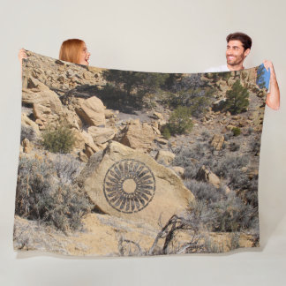 ミンブレス陶芸デザイン フリースブランケット