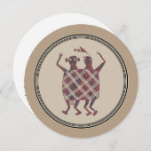 ミンブレス陶芸デザイン 招待状 (正面/裏面)