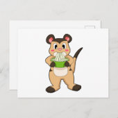 ミーアキャットとラーメン ポストカード (正面/裏面)