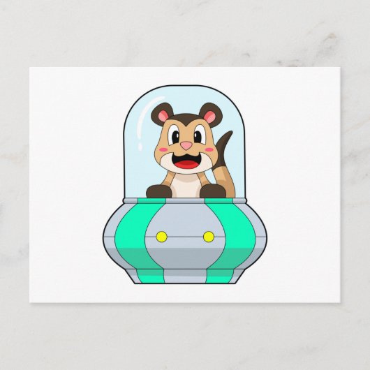 ミーアキャットと潜水艦 ポストカード (正面)