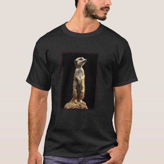 ミーアキャット のぞき Tシャツ (正面)