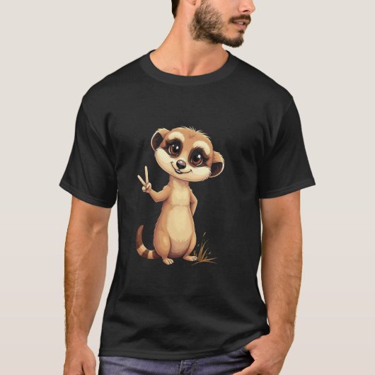 ミーアキャット Tシャツ (正面)