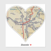 ミーカーCOレトロマップ シール (シート)