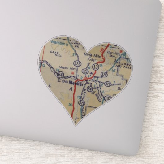 ミーカーCOレトロマップ シール (詳細)