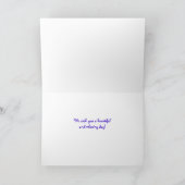 ミーガンの(一流の)誕生日のティーカップ及びデイジー カード (内部)