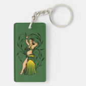 ミーガングリーンベリーダンサー キーホルダー (裏面)