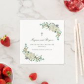 ミーガン・クリスチャン・クロス・結婚グリーナリーのカクテル スタンダードカクテルナプキン (インサイチュ)