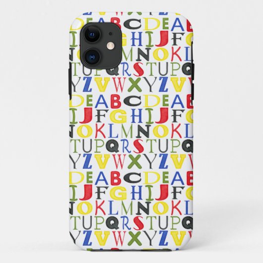 ミーガンMeagher著明るく着色された手紙 Case-Mate iPhoneケース (裏面)